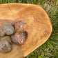 Lodolite Heart Palm Stone: Thousand Layer Garden Quartz Crystal