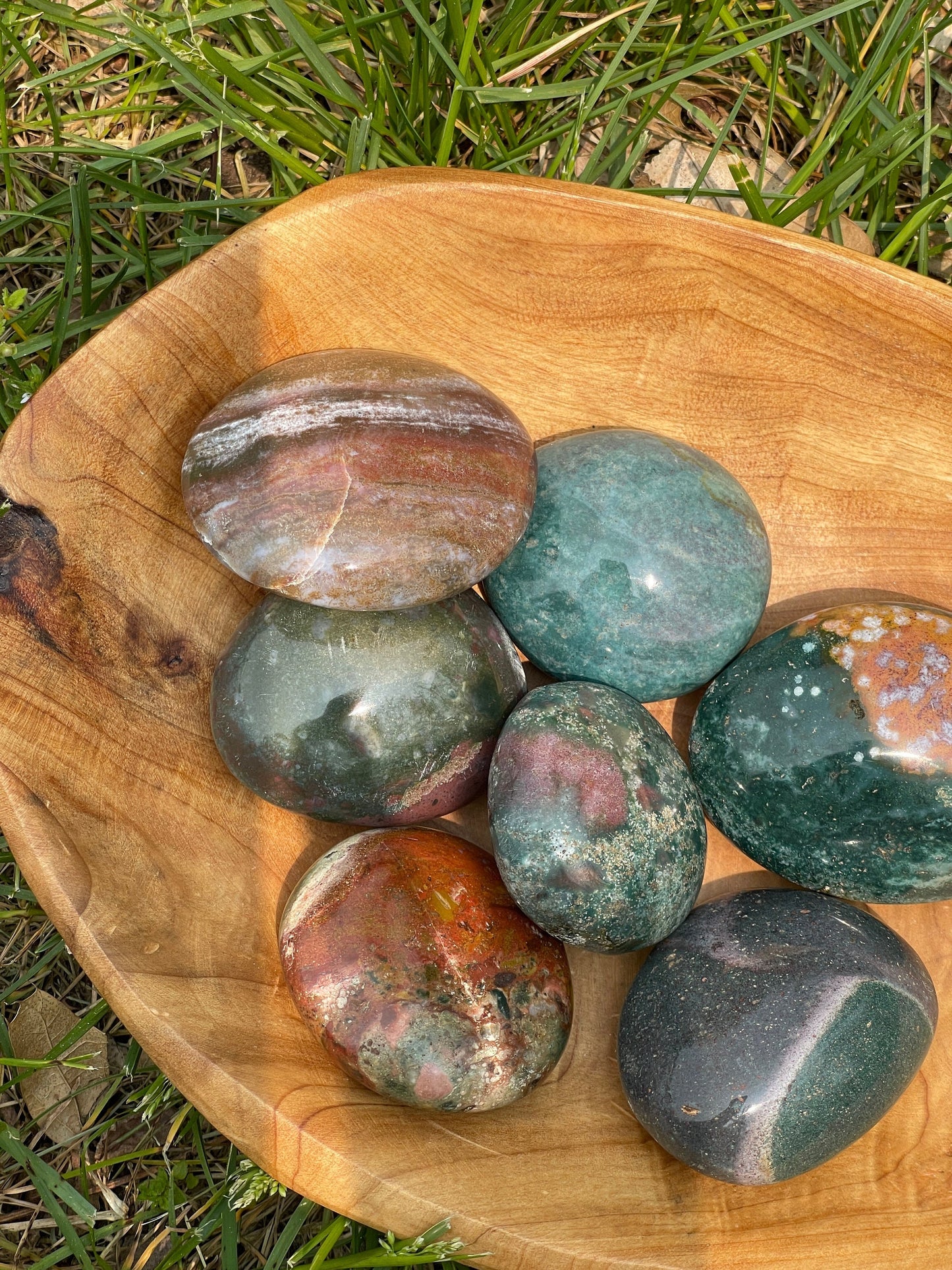 Ocean Jasper Palm Stone