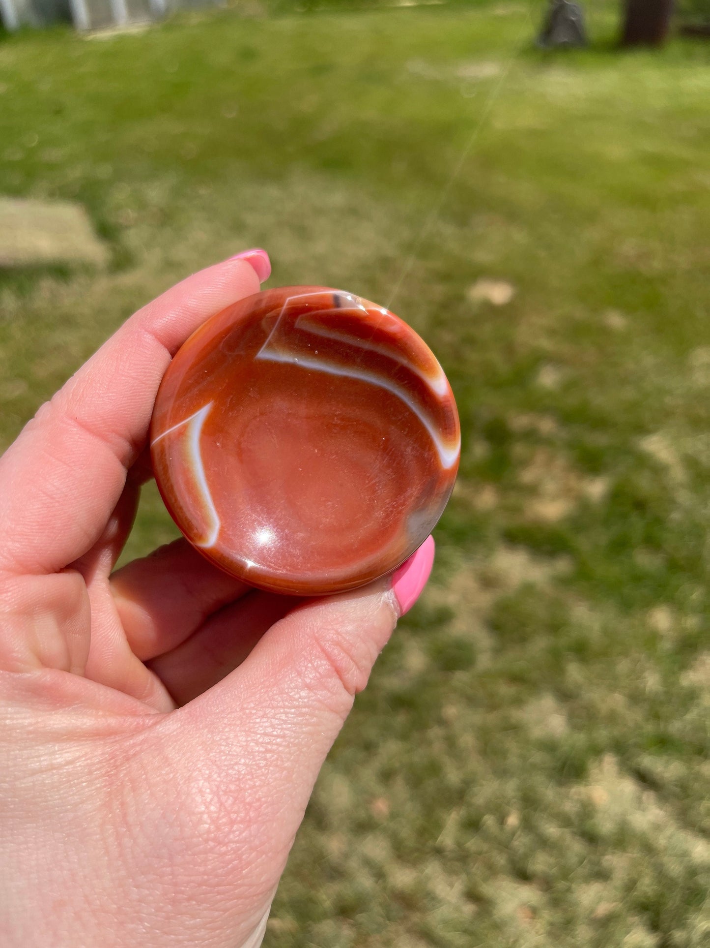 Carnelian Bowl Carving: Root Chakra Meditation Stone