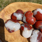 Red Jasper Heart Palm Stone