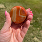 Carnelian Bowl Carving: Root Chakra Meditation Stone