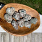 1 Flower Rhyolite Heart Palm Stone