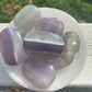 1 Lavender Fluorite Palm Stone
