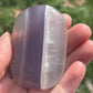 1 Lavender Fluorite Palm Stone