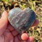 1 Ocean Jasper Heart Palm Stone