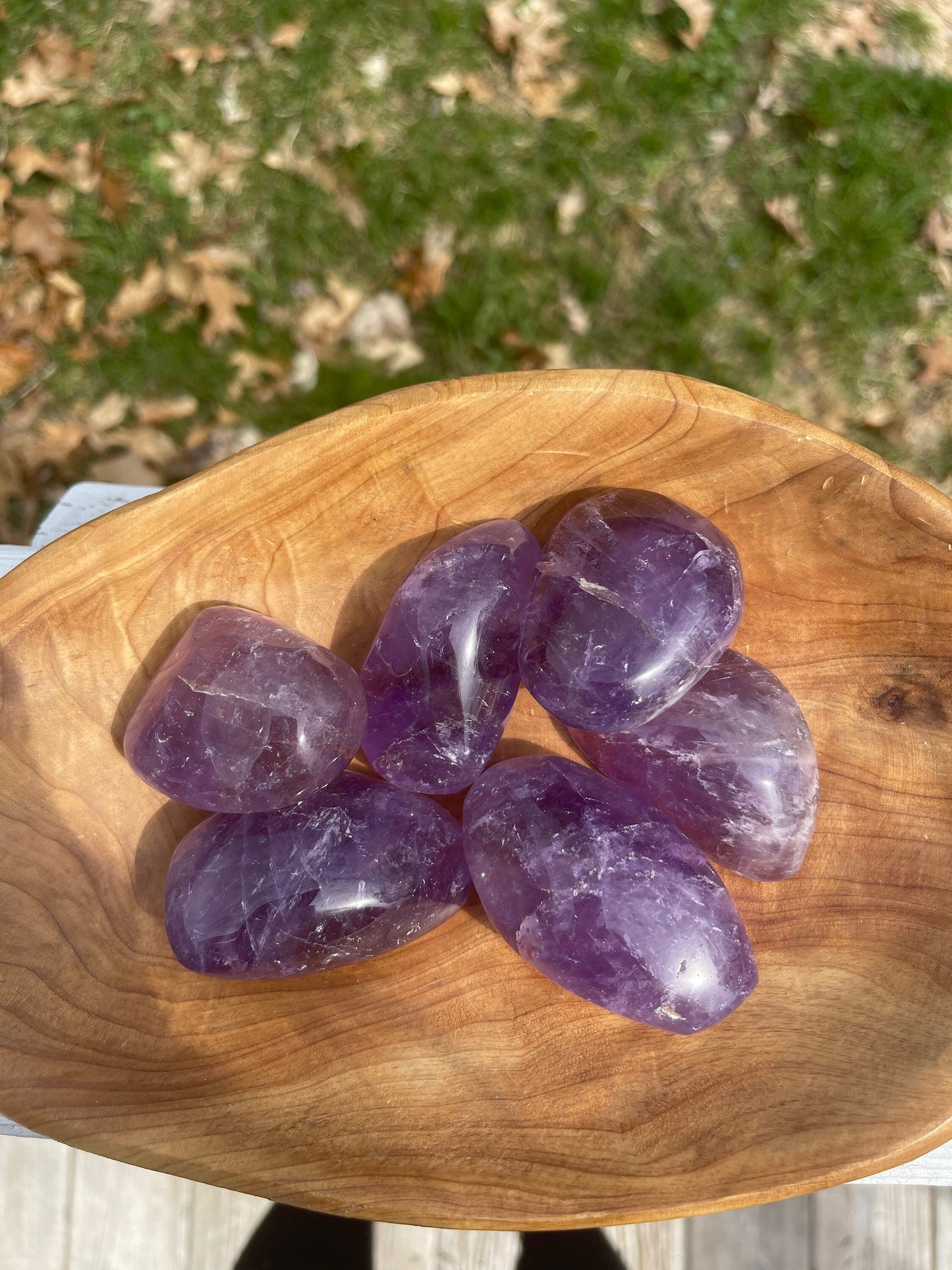 1 Ametrine Palm Stone