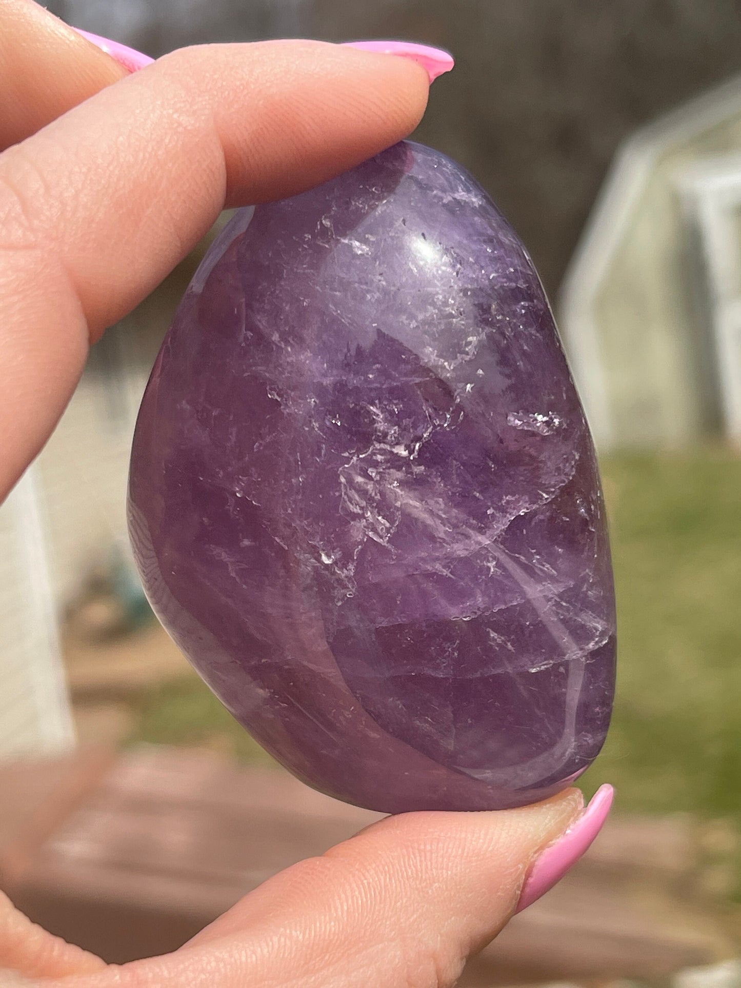 1 Ametrine Palm Stone