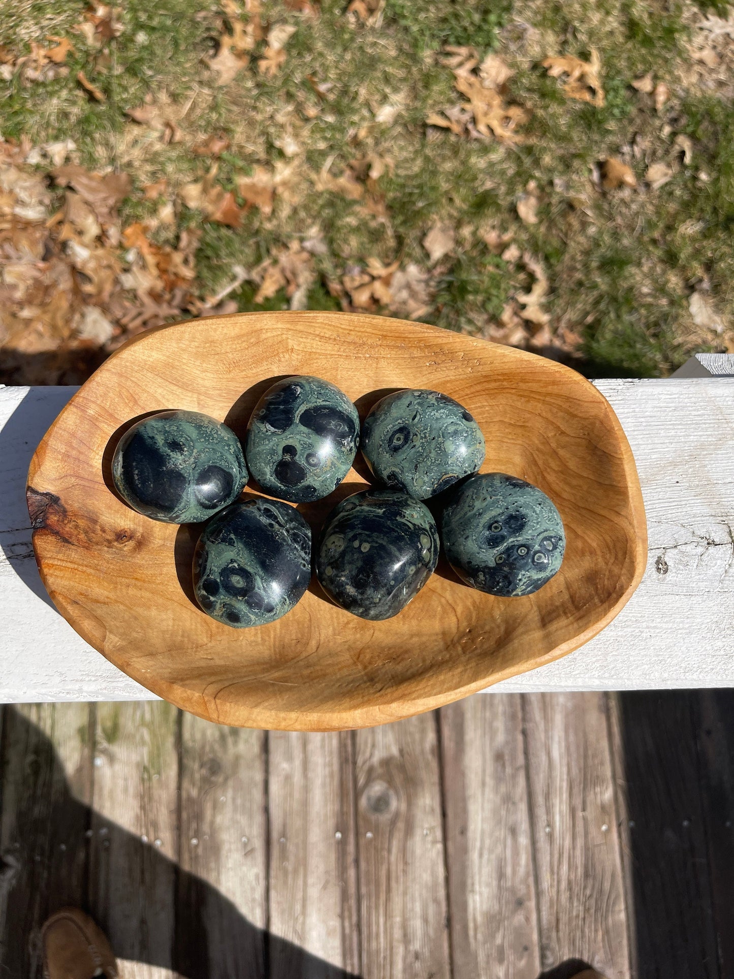 Kambaba Jasper Palm Stone
