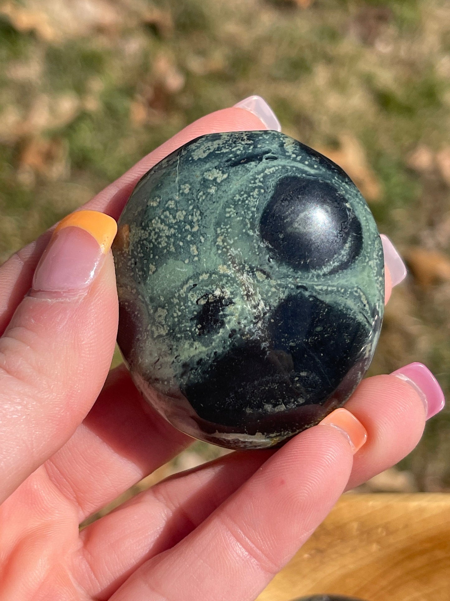 Kambaba Jasper Palm Stone