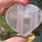 Lavender Fluorite Heart Palm Stone