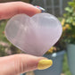 Lavender Fluorite Heart Palm Stone