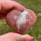Rose Calcite Crystal Heart