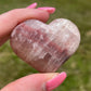 Rose Calcite Crystal Heart