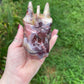Heavy Mookaite Dragon Head Carving