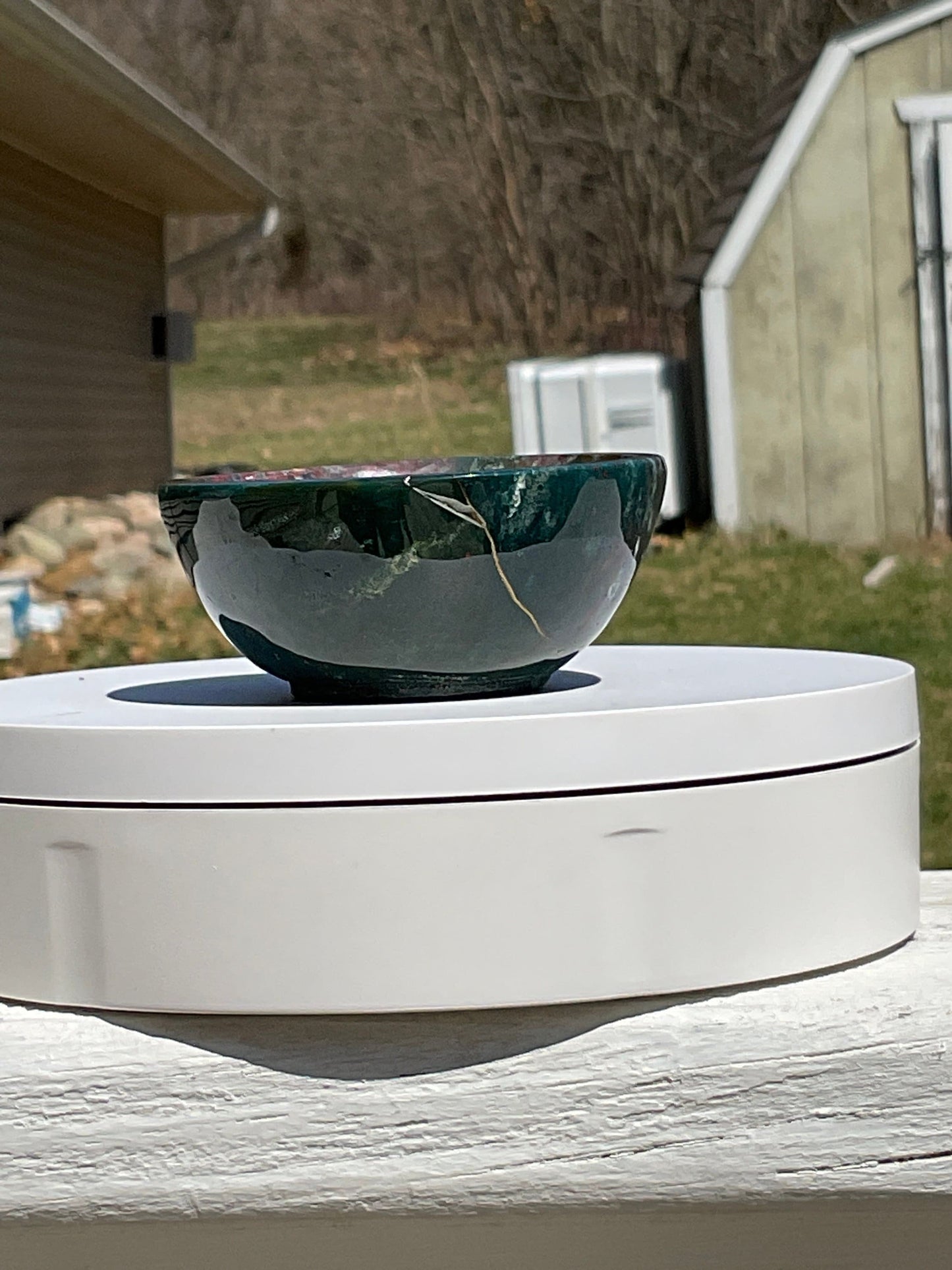 Ocean Jasper Crystal Bowl