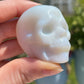 Opalite Skull Carving