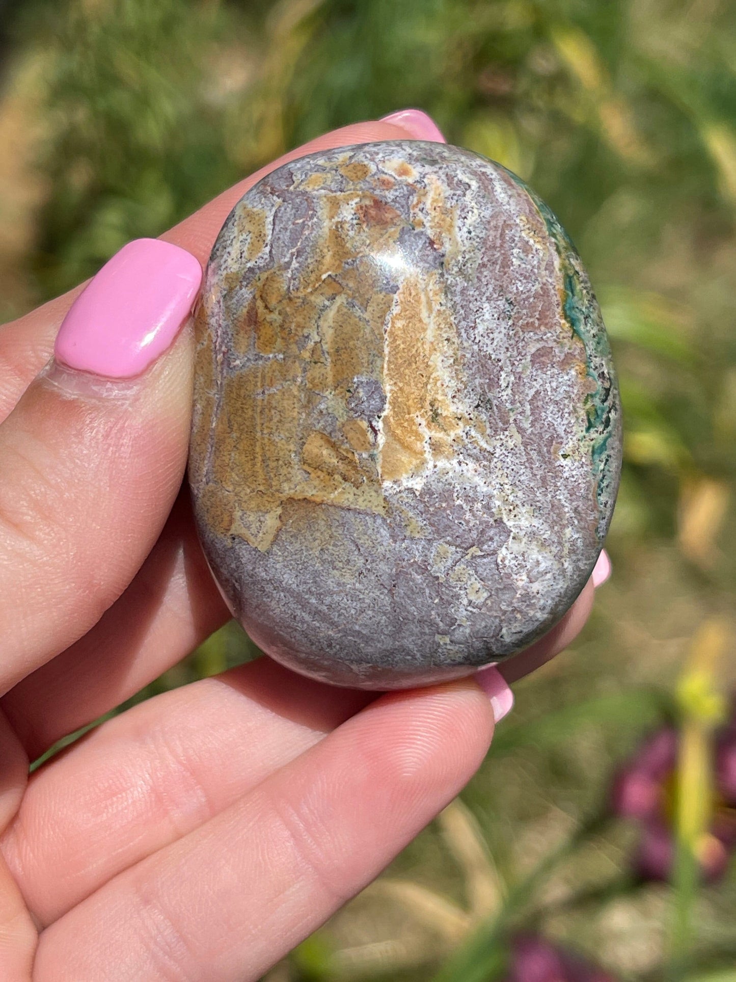 Ocean jasper palm stone