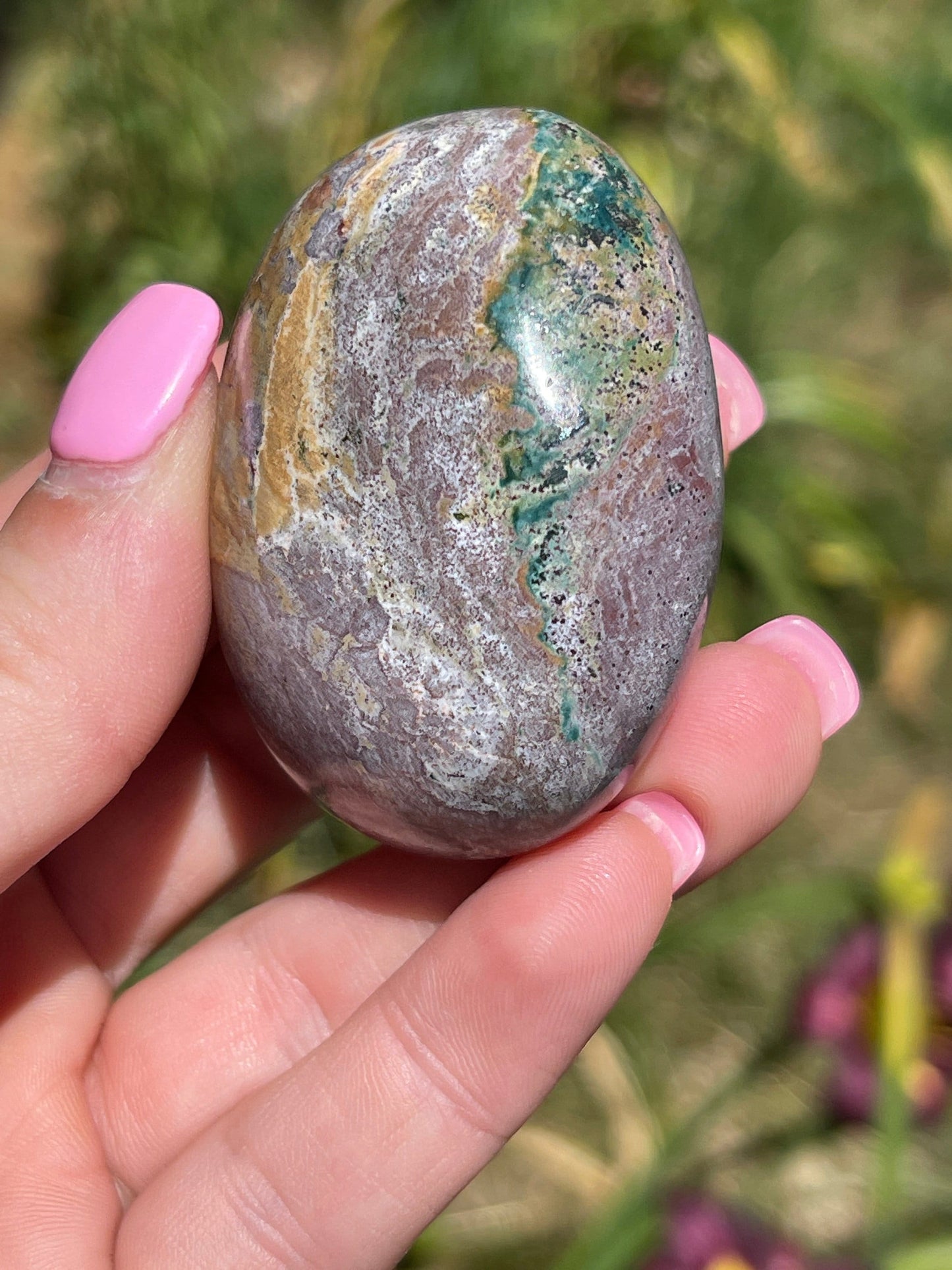 Ocean jasper palm stone