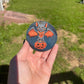Halloween Bat Agate Coaster