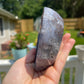 Druzy Moss Agate Crystal Heart Bowl Carving | Crystal Gift | Meditation Stone