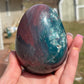 Ocean Jasper Egg Carving: Madagascar Crystal Gift, Meditation Stone