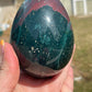 Ocean Jasper Egg Carving: Madagascar Crystal Gift, Meditation Stone