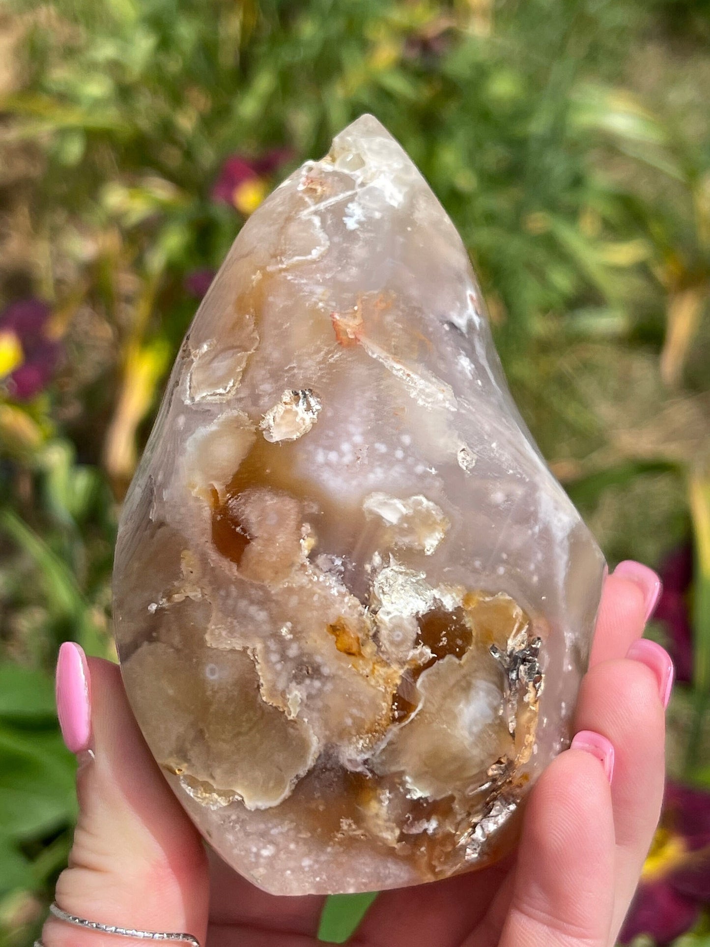 Flower Agate Flame