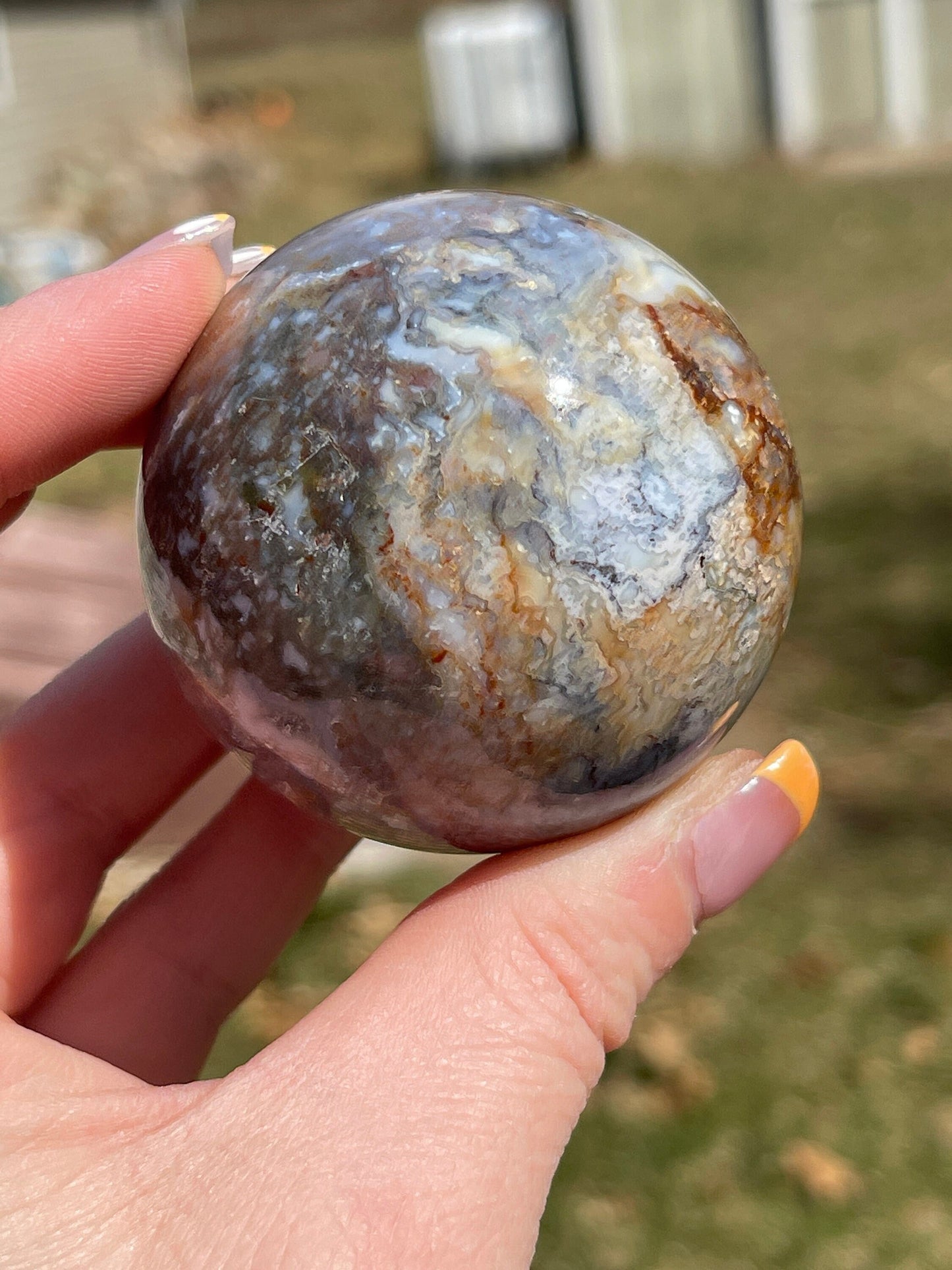 Ocean Jasper Crystal Sphere