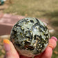 Prehnite Crystal Sphere