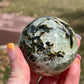 Prehnite Crystal Sphere