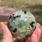 Prehnite Crystal Sphere