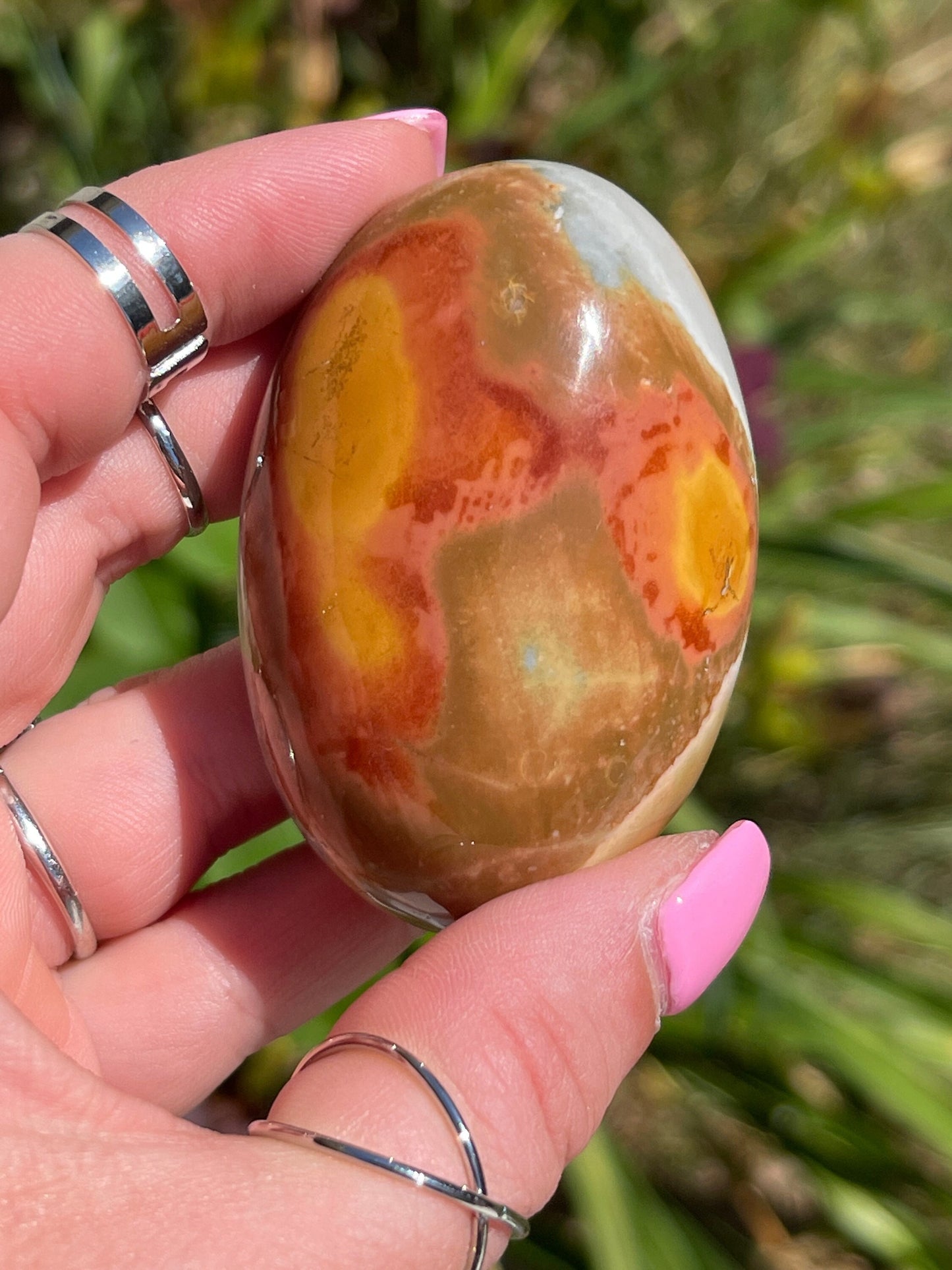 Polychrome Palm Stone