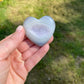 Druzy Agate Heart Carving