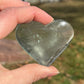 Mint Green Fluorite Crystal Heart Carving: Meditation Stone