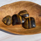 Tiger's Eye Heart Palm Stone