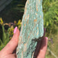 Raw green mica (fuchsite)
