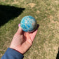 Blue Apatite Sphere