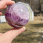 Purple Fluorite Crystal Sphere