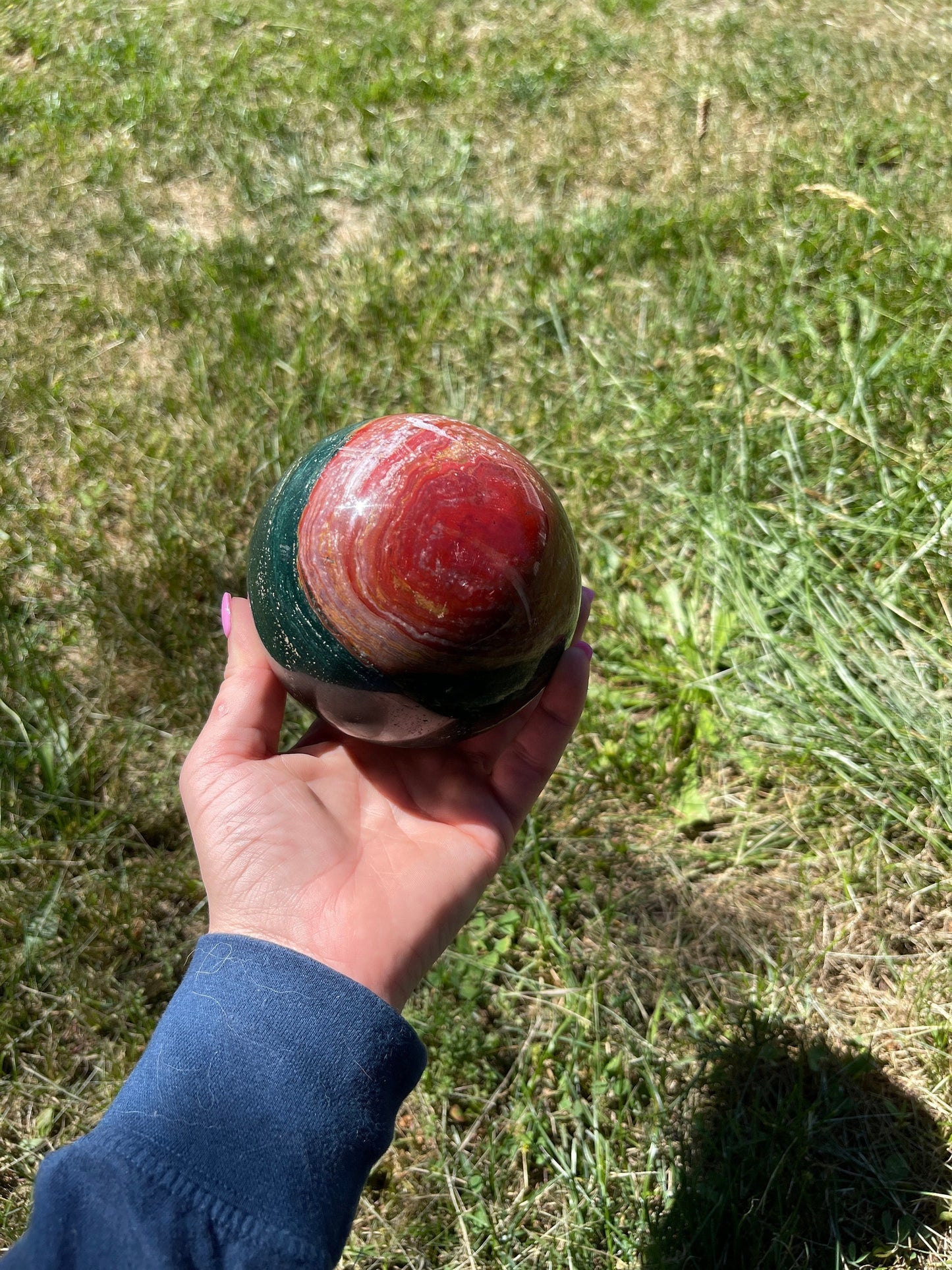 Xxl ocean jasper sphere