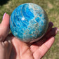 Blue Apatite Sphere