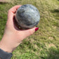 Labradorite Sphere with Purple Flash