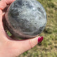 Labradorite Sphere with Purple Flash