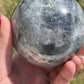 Labradorite Sphere with Purple Flash