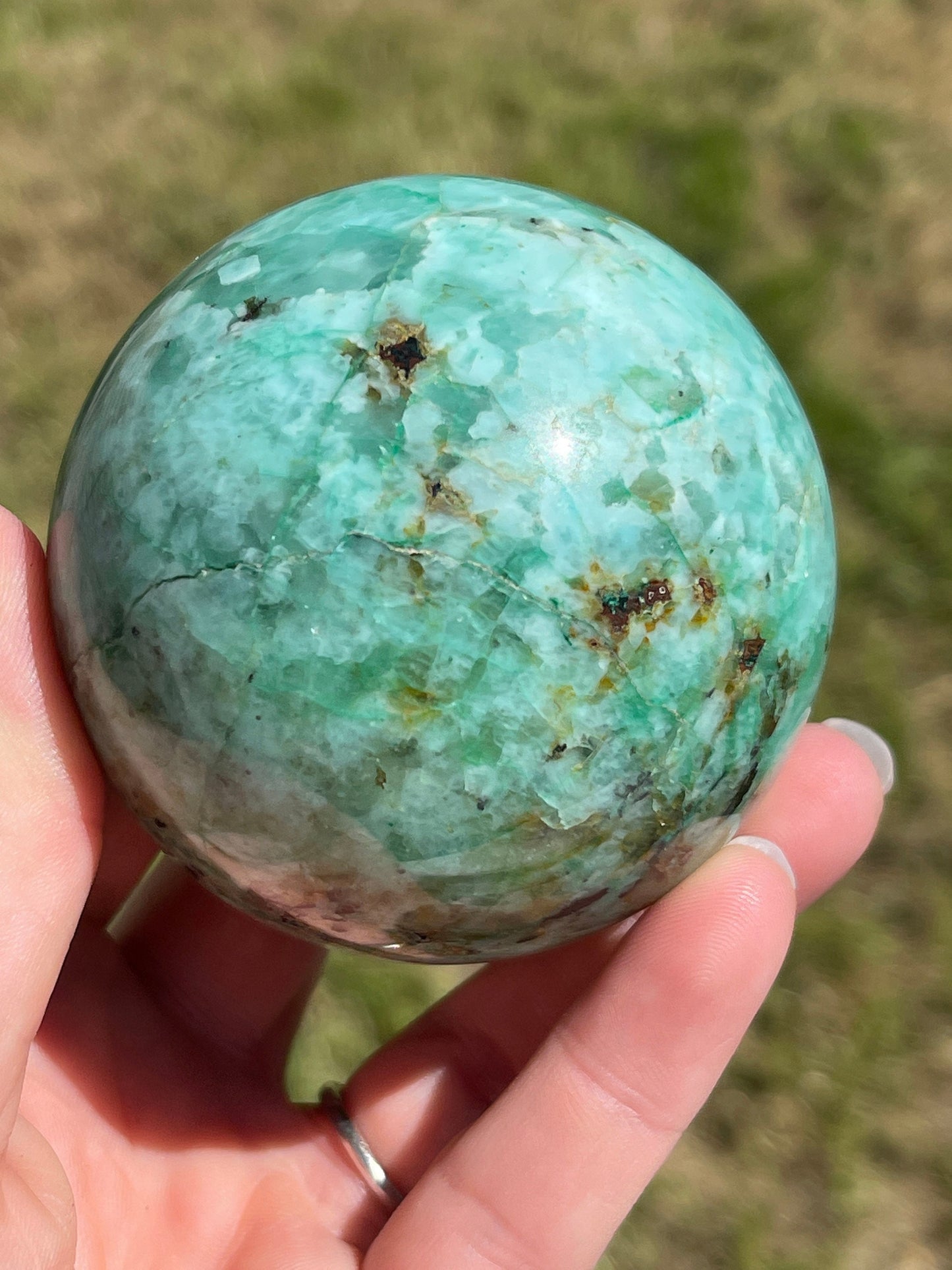 Phoenix lapis | fynchenite sphere