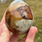 Polychrome Jasper Crystal Egg Carving: Meditation Stone