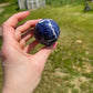 Sodalite Crystal Sphere: Meditation Stone, Third Eye Chakra