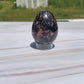 Rhodonite Crystal Egg Carving