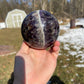 Dream Amethyst Crystal Sphere |  Meditation Stone | Crystal Carving