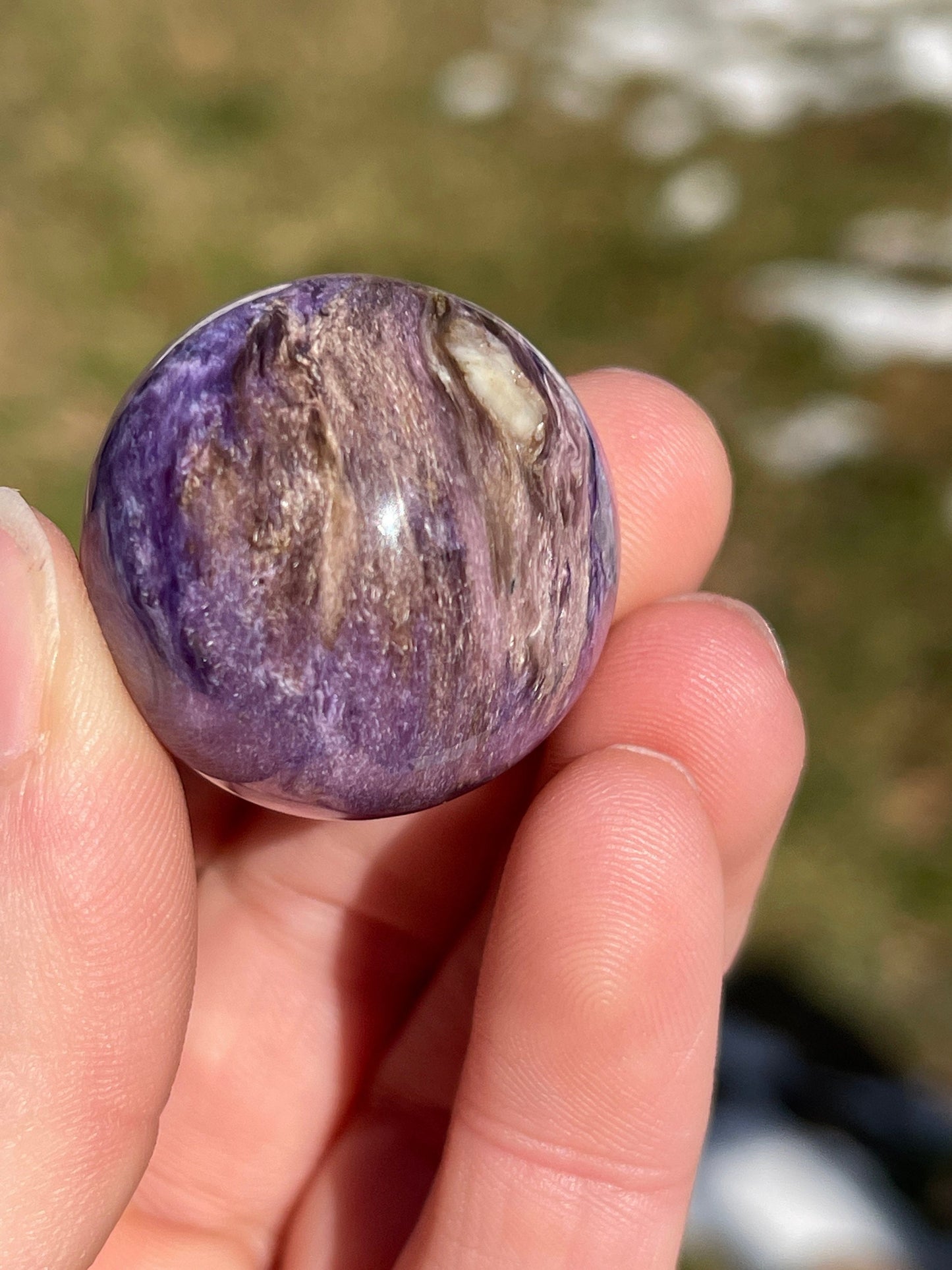 Charoite Mini Crystal Sphere