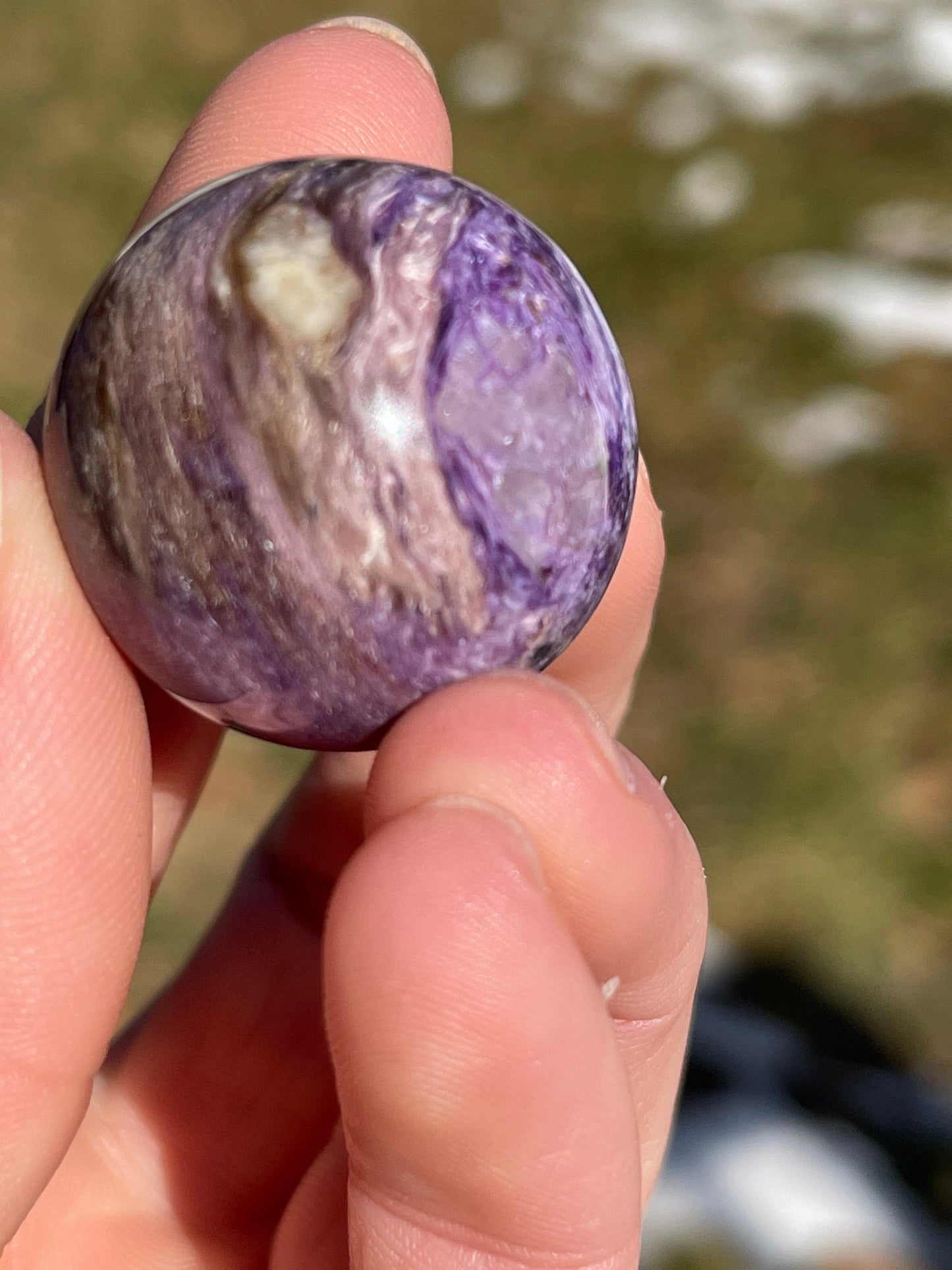 Charoite Mini Crystal Sphere